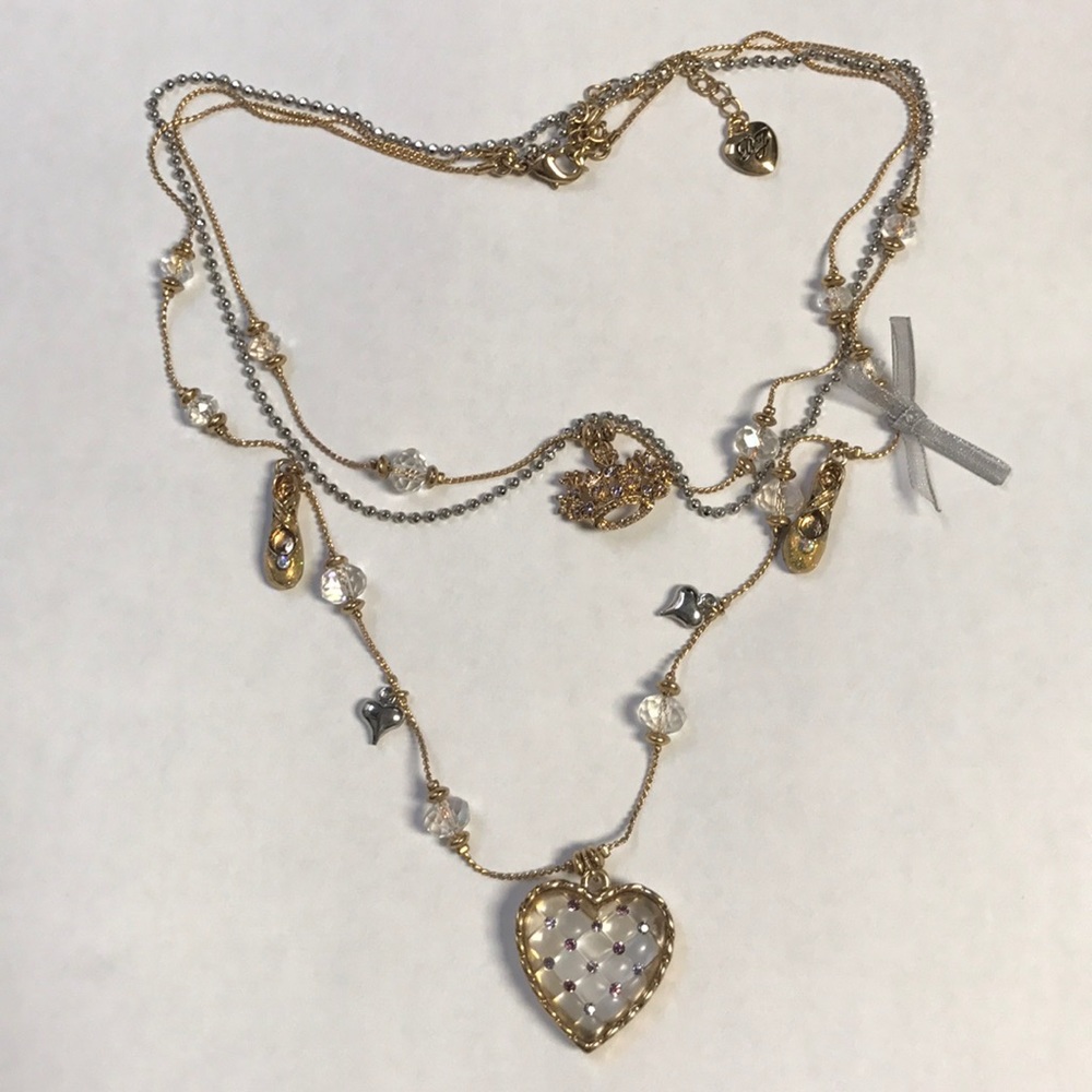 Betsey Johnson heart & ballet